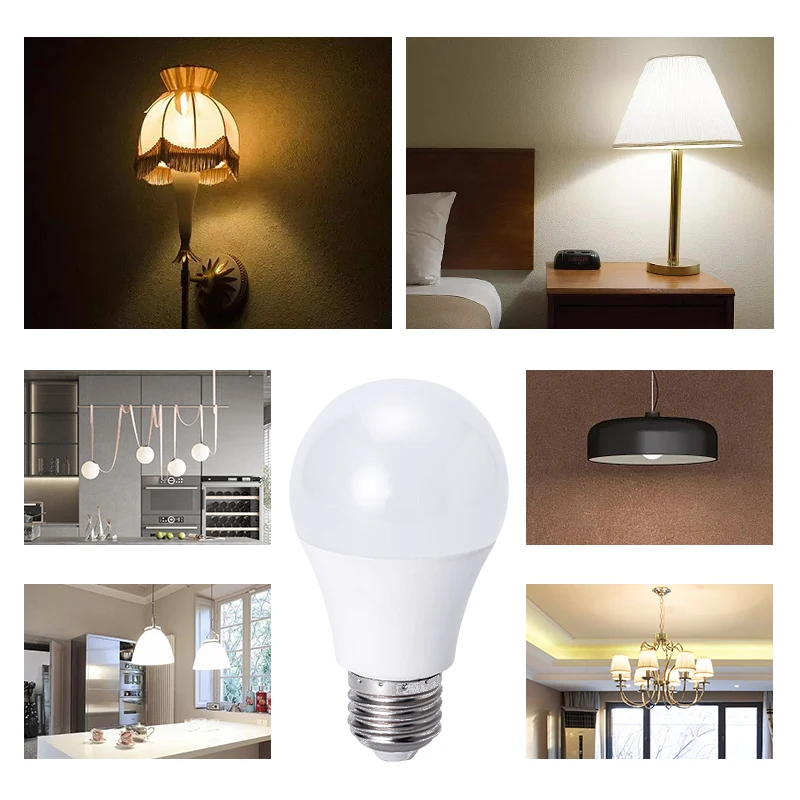 Hot Sale 3W 5W 7W 9W 12W 15W E27 Bombillo Led Bulb Spare Parts Pc Housing Led Chip Skd Led Bulb