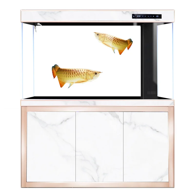 Goldfish tank Landscaping Customization Aquariums & Accessories Best Selling Customizable Fiberglass Aquarium Fish Tank With Top Filter