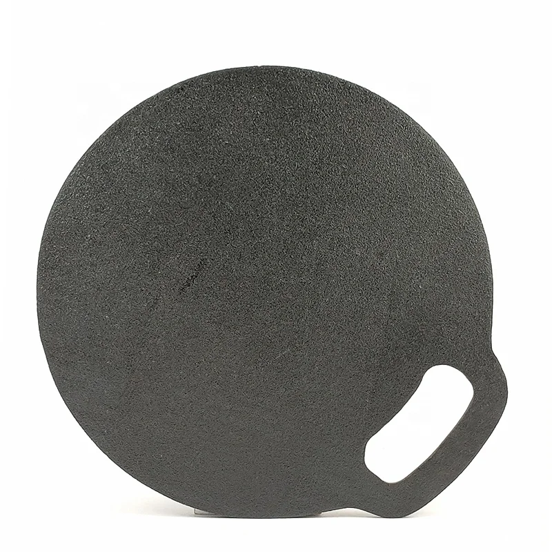 Cast Iron Griddle Pre-seasoned Round Cast Iron Pan for Pancakes Pizzas and Quesadillas