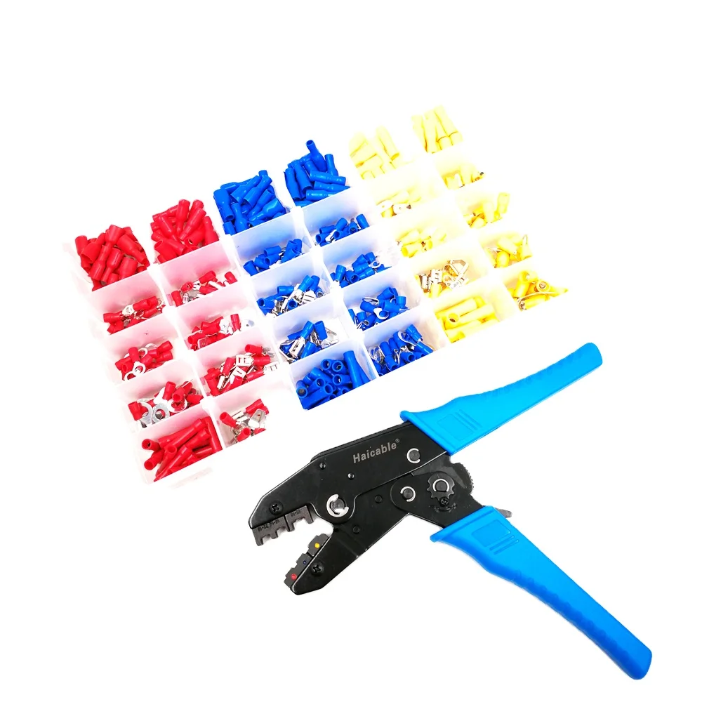 KIT30-480I Insulated crimping tool Terminator Spade Butt Connectors Set Electrical Wire Crimp Tool Terminals Kit