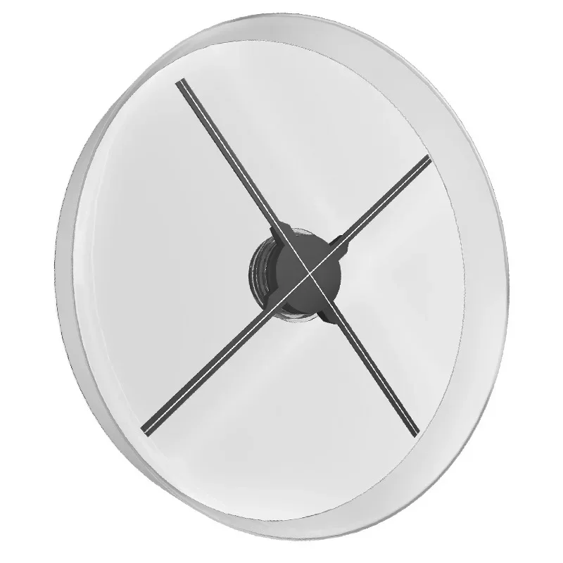3D Rotary Projection Holographic Advertising Fan Naked Eye 3D Hologram Projector 65cm Acrylic Protection Cover