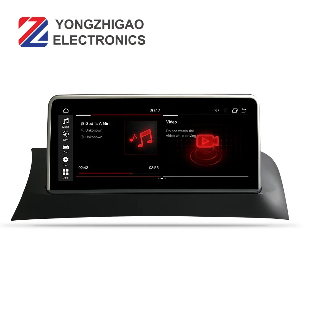 YZG 10.25 Inch 8 Core Android 10 Carplay Touch Screen Car Dvd Player Multimedia Radio Navigation Android for BMW X3 F25 X4 F26