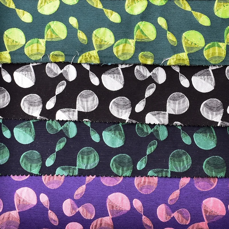 classic colorful 95 polyester 5 elastane fabric for garment dress