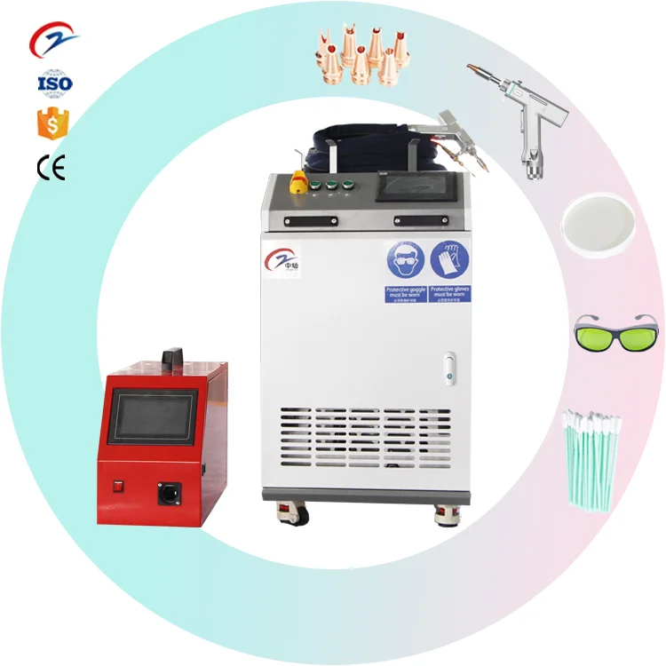 3 In 1 Cutting Cleaning Welding 1000W 1500W 2000W Handheld Fiber Laser Welding Machine for metal Stainless steel Aluminum