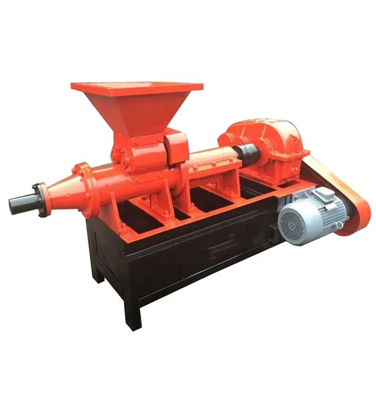 Extrusion Pillow Shape Round Shape Roller Type Mineral BBQ Coal Charcoal Briquette Extruder