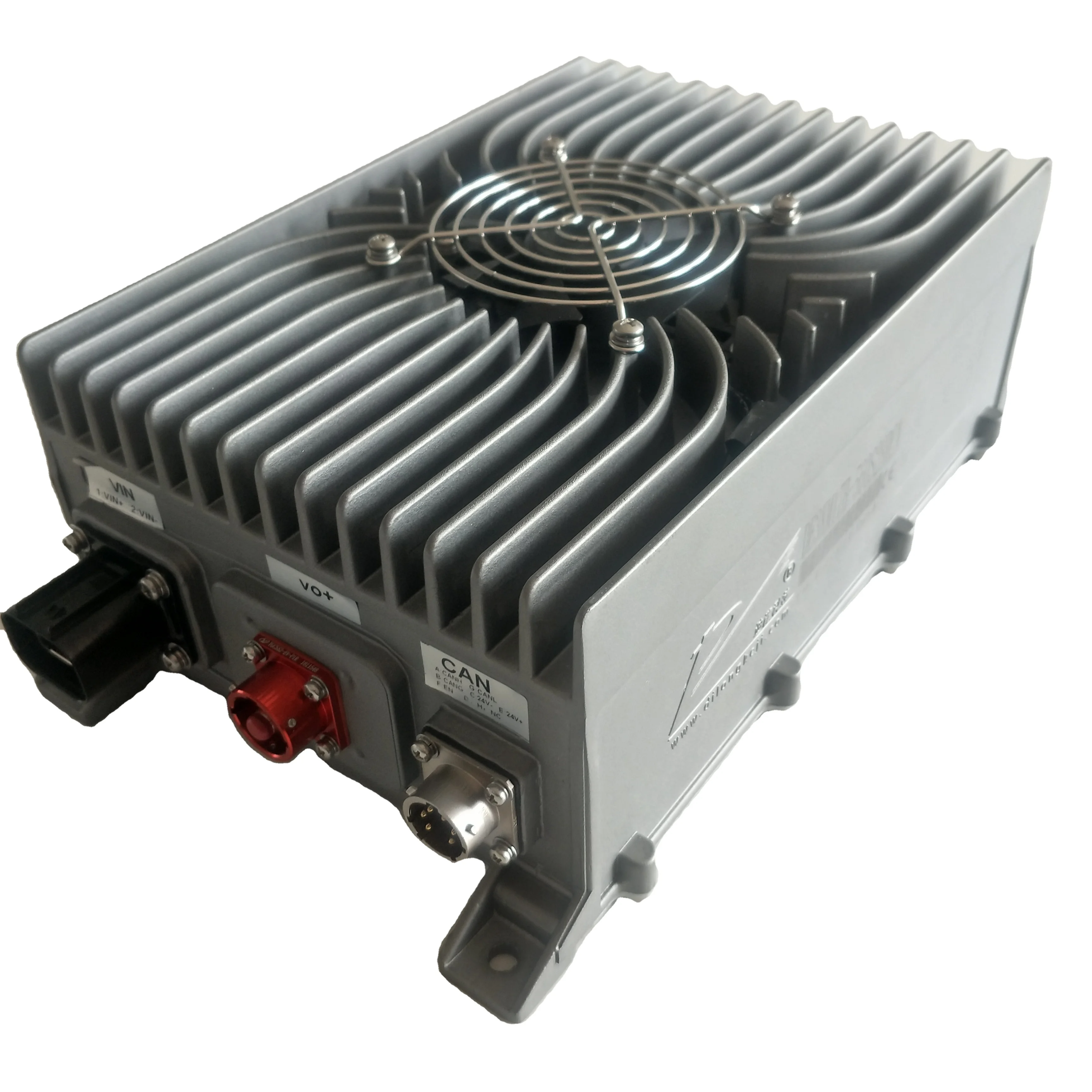 EV air cooled wide input voltage range 200V to 750V electric car 2000W 14V output DC-DC converter