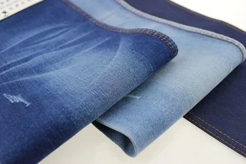 Indigo denim fabric super elastic good quality