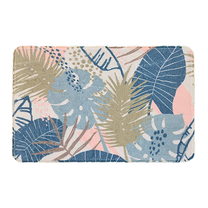 Hot Sell alfombra Direct Sales rectangle furry fluffy rug carpet mat bathroom antislip printed rug carpet