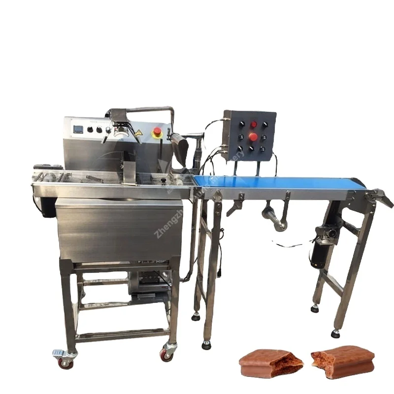 small chocolate enrober machine chocolate enrobing production line chocolate candy cooling tunnel