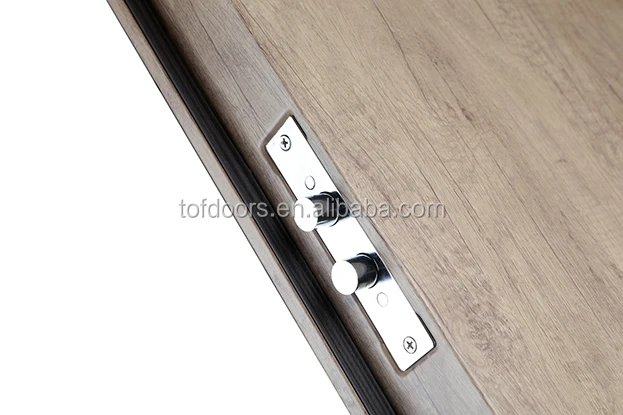 China Manufacturer Moistureproof  Fashion Embossing  Wood Colour Steel Security Main Gate Door