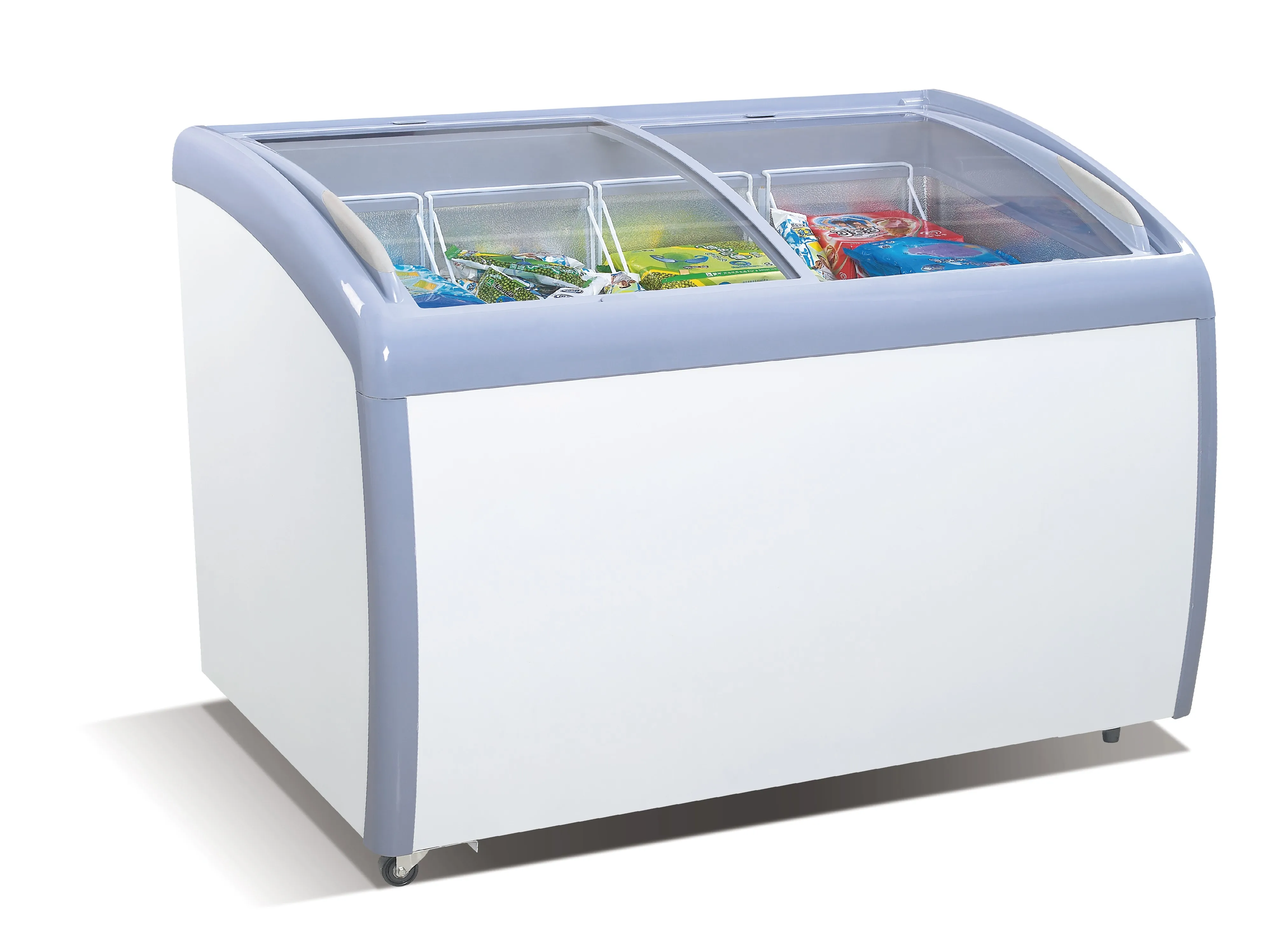 Ice cream Freezer RI-360/370L/Curved Riviera Showcase Display Storage Sale Freezer