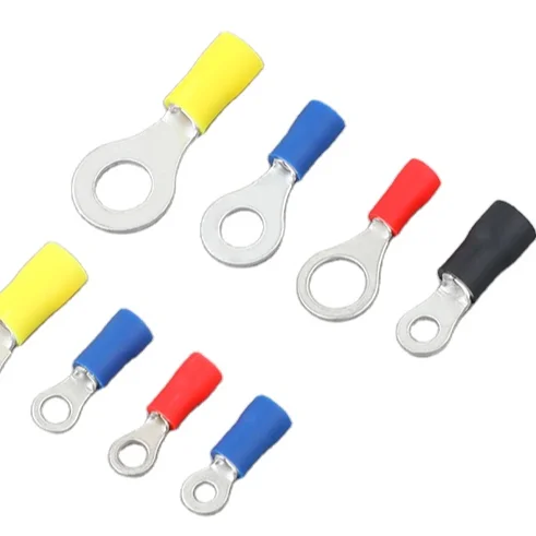 Заводская поставка, кольцевой Предварительно изолированный разъем, Синий терминал выдерживаемого напряжения