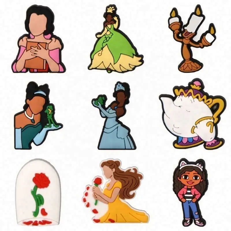 Beach Cartoon Australian Popular Monster Children Gift Horror Shoe Pins For Clog Shoes Decoration Glow Bunny Straw Charms