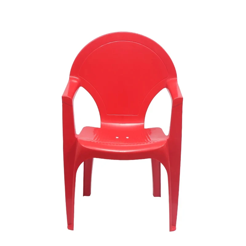 Wholesale Modern Heavy Duty Plastic Outdoor Chair Red Plastic Stackable House Garden Dining Bbq Chairs For Restaurant