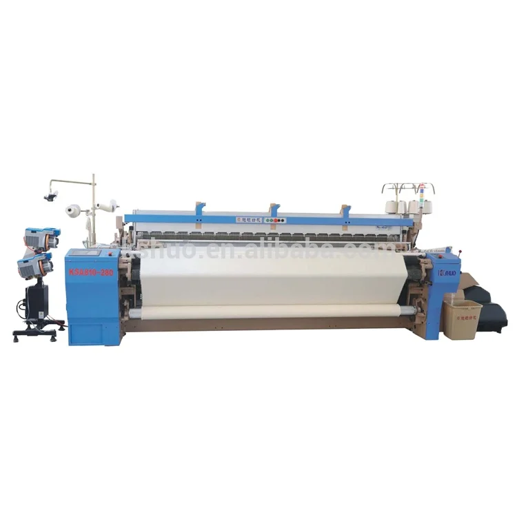 
2021 CHINA KSHUO KSA810 plain/cam/dobby shedding cotton weaving high speed air jet loom/machine 