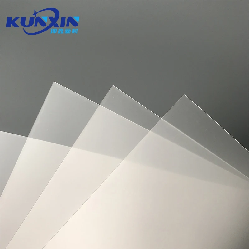 0.2mm 0.3mm 0.4mm Optcial Flexible Light Diffusion Sheet Milky White PC Polycarbonate Film Led Diffuser Film