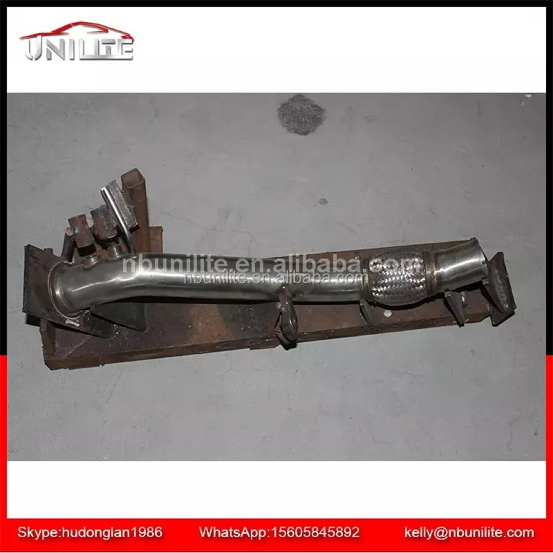 Stainless steel exhaust Down pipe for B MW e60 e61 lci 520d N47 2006-2009 e81 e82 e87 e88 E90 116d 120d