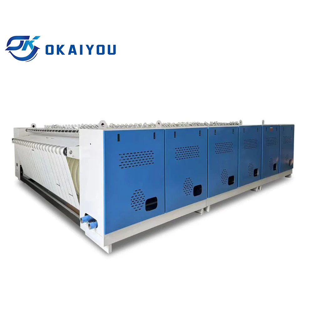 OKAIYOU Industrial Flat Work Ironer Ironing Machine Flatwork Roller Iron Machine