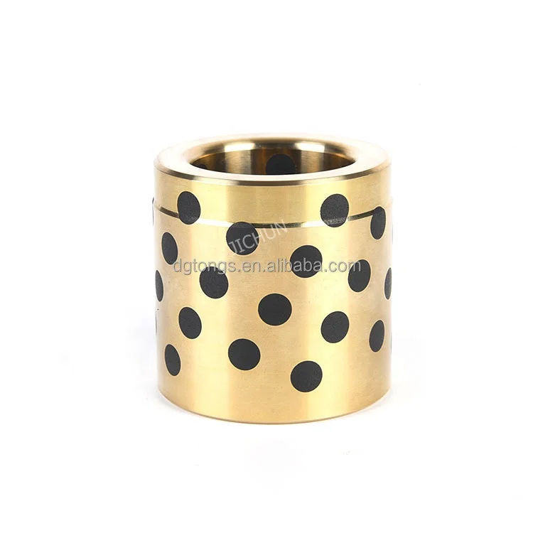 Factory Supply Self JCB Graphite Lubricating Brass Bush Bushing For Mold Work