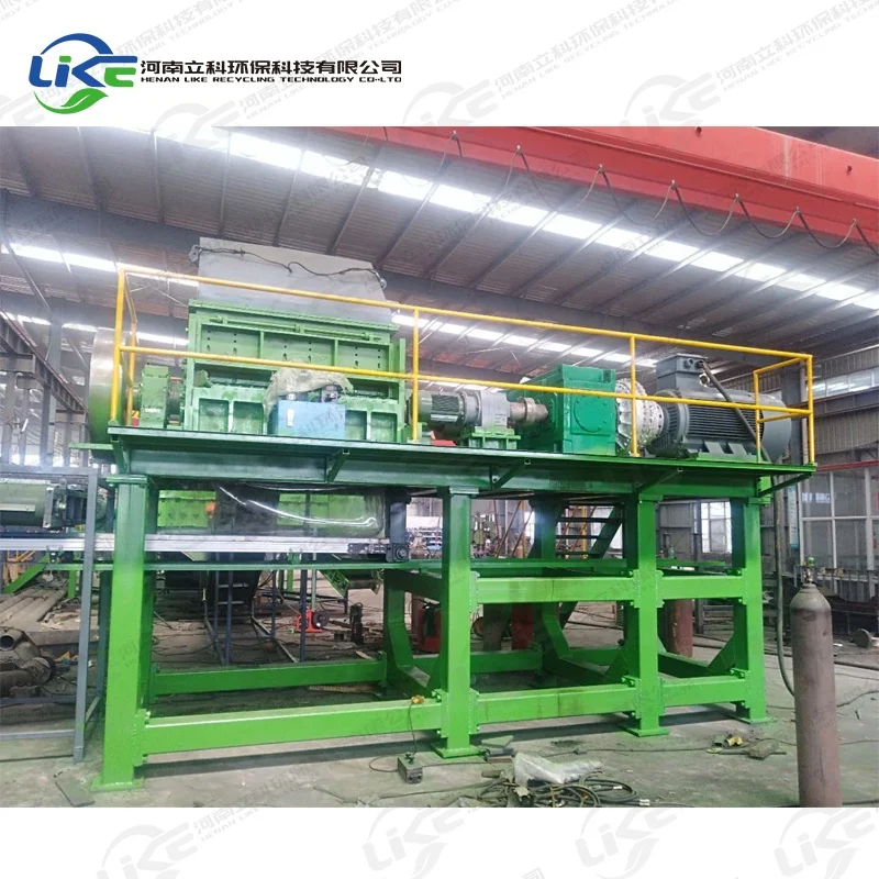 tyre shredding grinding machine used tire recycle machine shred tires into crumb rubber