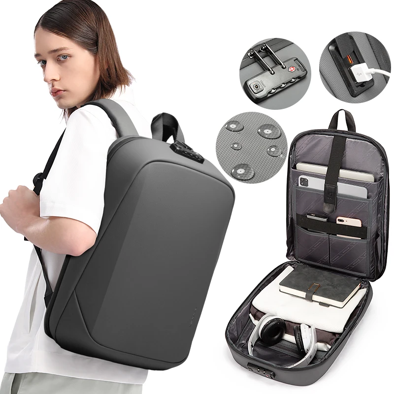 BANGE new design 15.6inch usb wholesale man mochila business bag travel custom waterproof laptop backpack