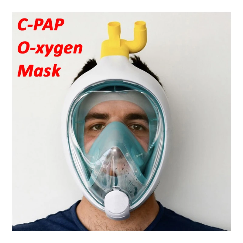  Поверните маска для плавания в C-PAP O-xygen дыхательные маски способный преодолевать Броды взрослых детей 180 градусов Подводное плавание подводного