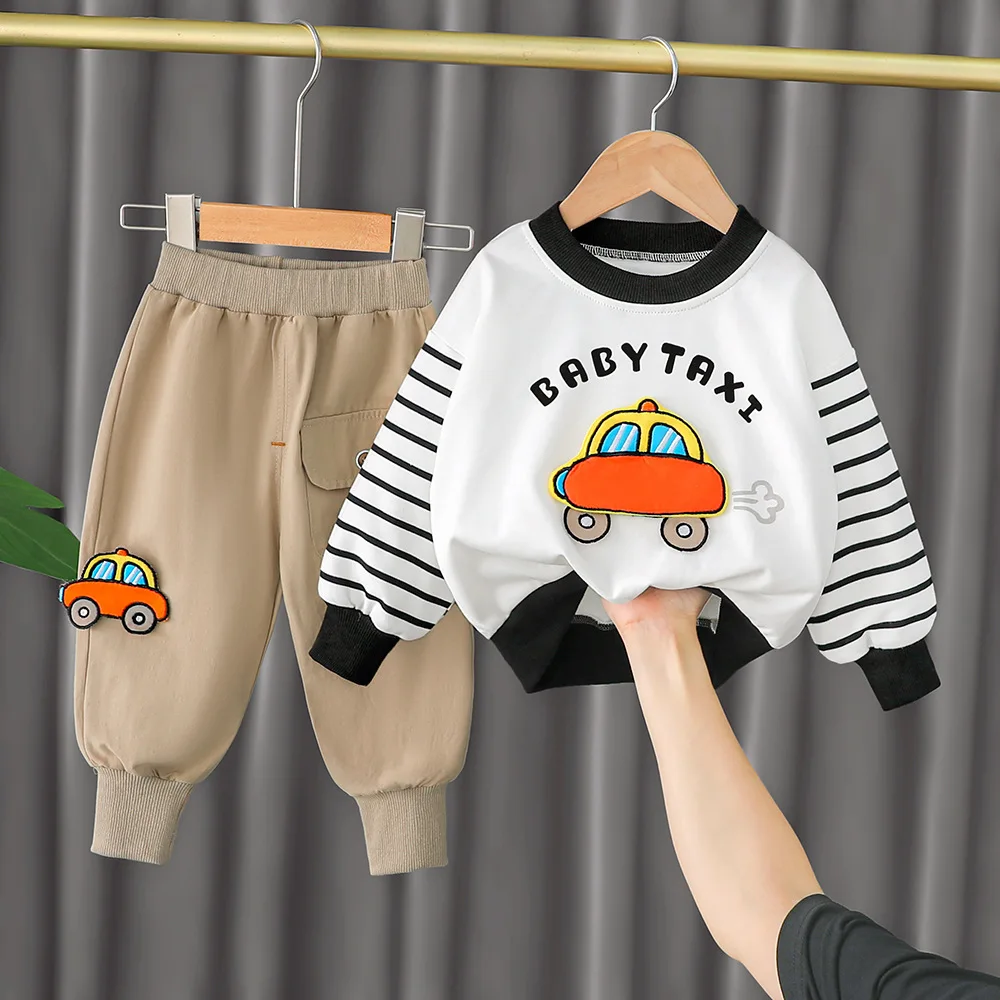 Hao Baby Spring And Autumn Suit Outfit For Baby Boy Spring 3 Baby Boomer Boy Winter Outfit  Spring Boy Clothing Sets