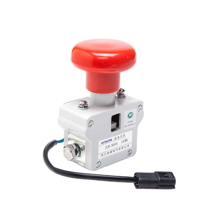 OFUN Magnetic Types Of 80V 300A Emergency Push Button Stop Switch