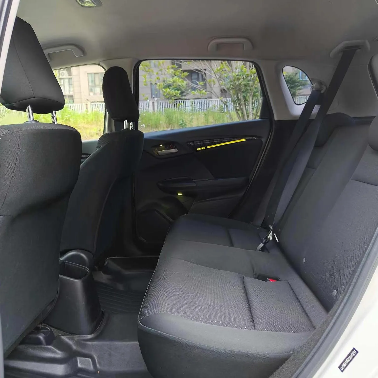 2016 Honda Fit Sedan 1.5L LX CVT Electric FWD Panoramic Sunroof Hydraulic Steering System Leather Seats R15 Tires Light Interior