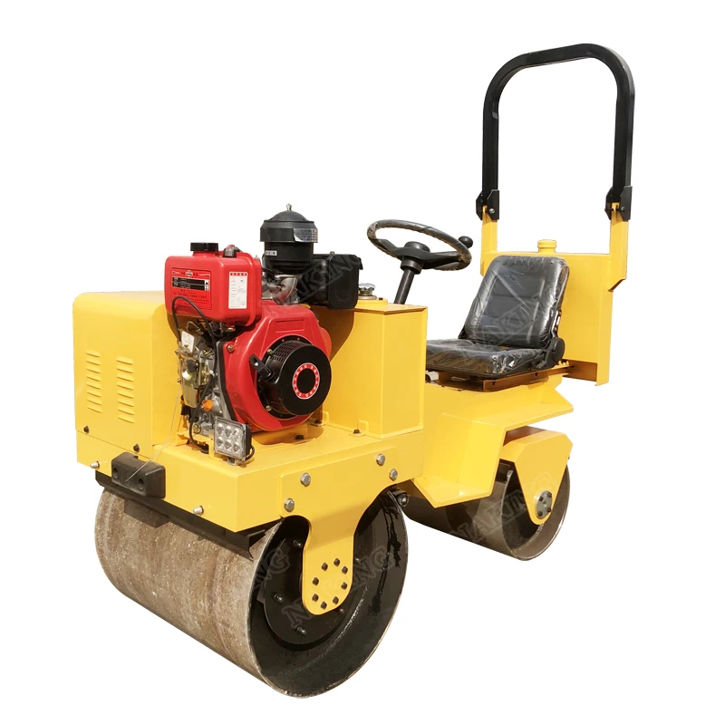 2 Ton Compactor Vibratory Double   Drum Road Roller