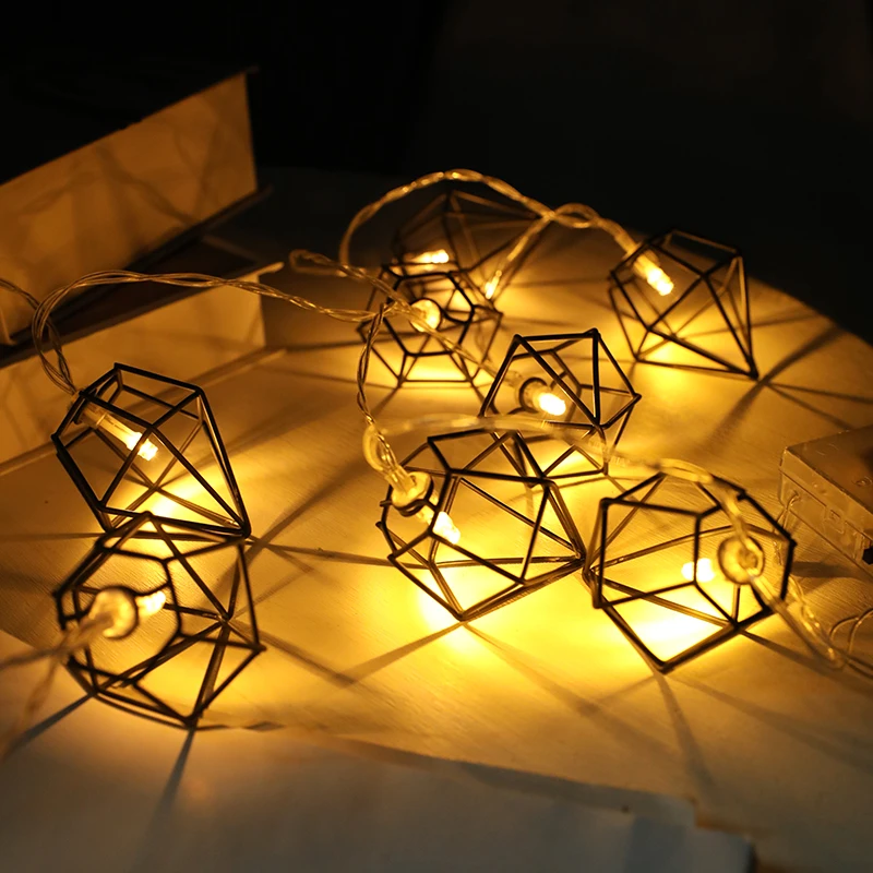
Good Quality Various Specifications Iron Art Type Holiday Led String Light For Decor 