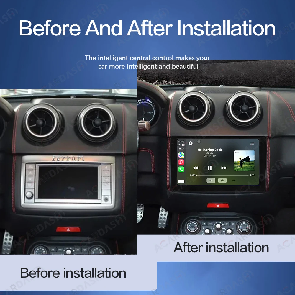 8+128G 8 Core Android 13 Car Multimedia GPS Audio Radio Stereo for Ferrari California 2009-2018 Android Head Unit