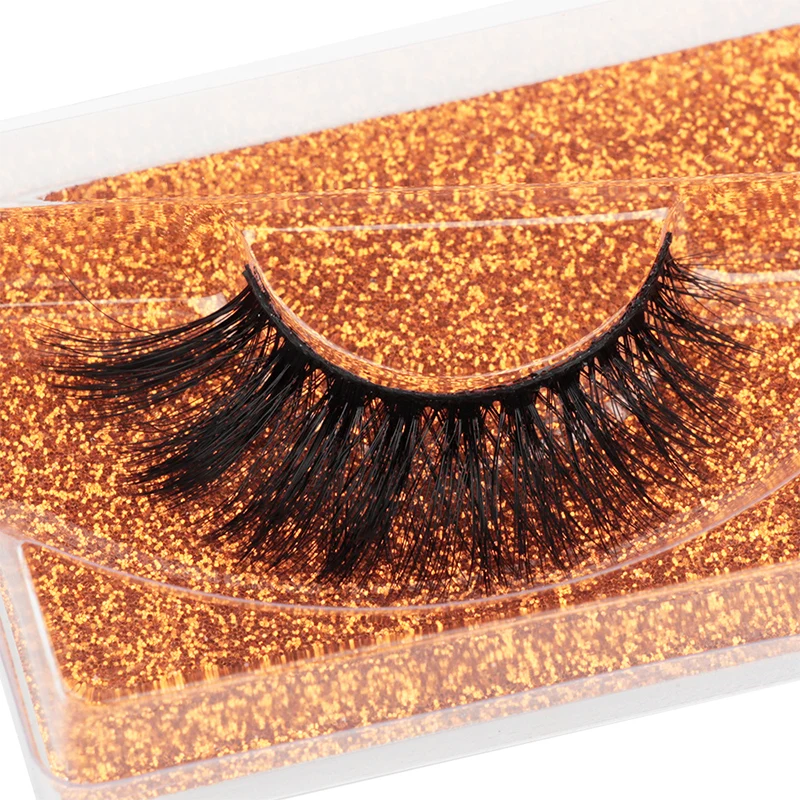 curly eyelashes pre made extension segmented eyelashes 3d faux mink eyelashes bulk wholesale vendor