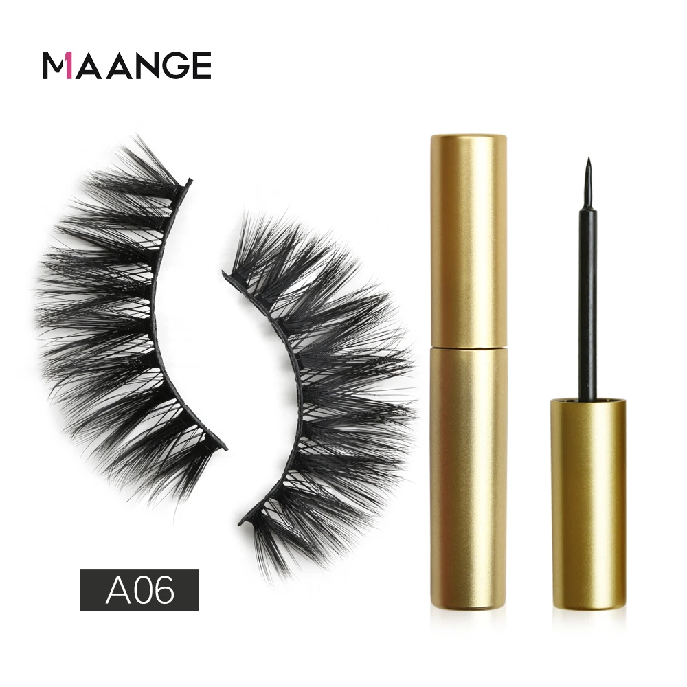 New Waterproof Magnetic Eyeliner Eyelash 3d Mink Eyelashes Hand Made Accept Customized Logo 100 Pairs Natural Long 8mm-15mm