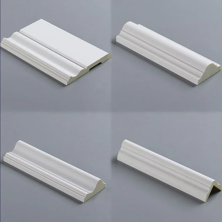 Modern Design Home Interior Decorative Pu Skirting Line Corner Edge And Wall Mouldings Ps Decorative Line