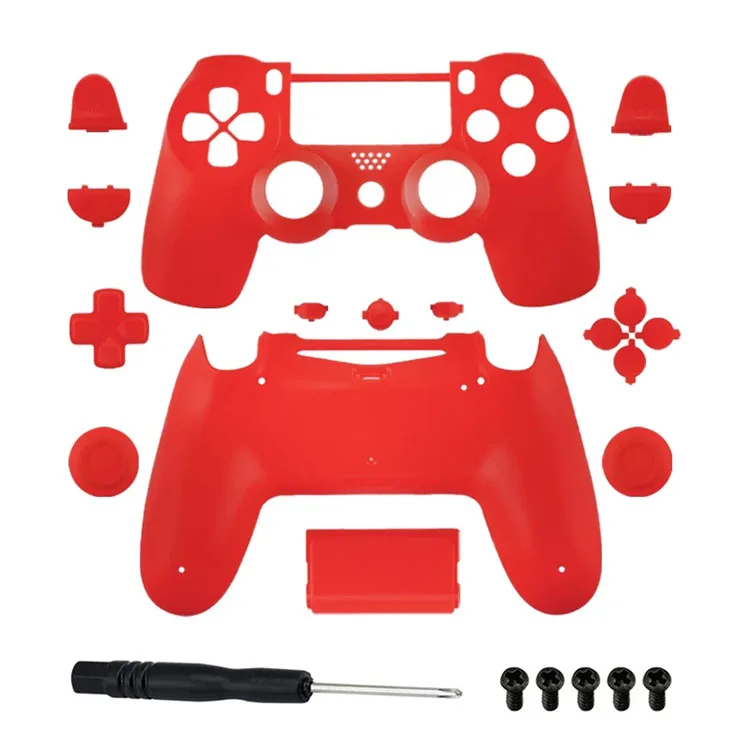 For Playstation 4 PS4 Controller Game Accessories Housing Shell Protective Case Cover With Full Buttons Mod Kit Screwdrives Tool
