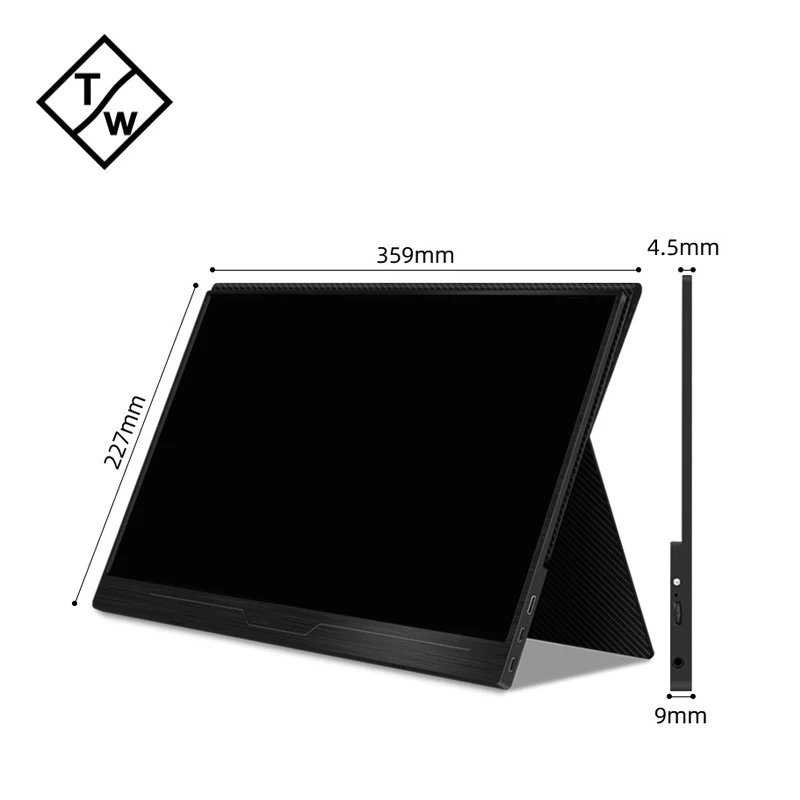 3840x2160 4K Display 15.6 inch Portable 4K Gaming Monitor for Laptop PS4