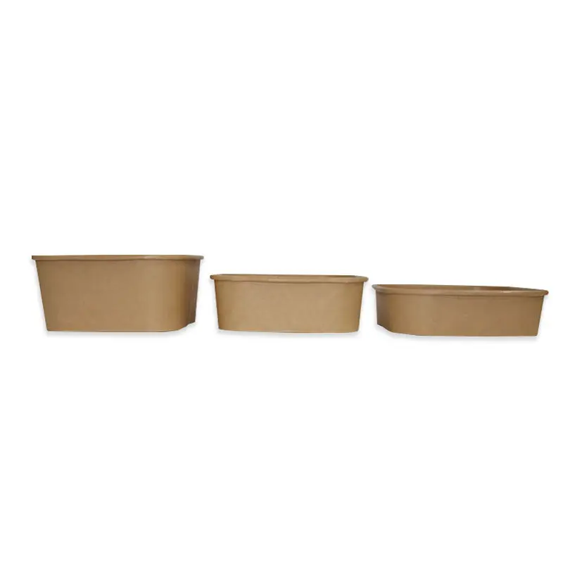 Kingwin custom rectangular kraft paper lunch charcuterie sandwich food box with side window lid