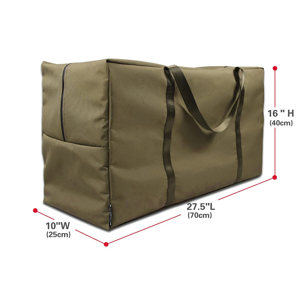 Водонепроницаемая сумка для хранения садовой мебели с ручкой из полиэстера 600D