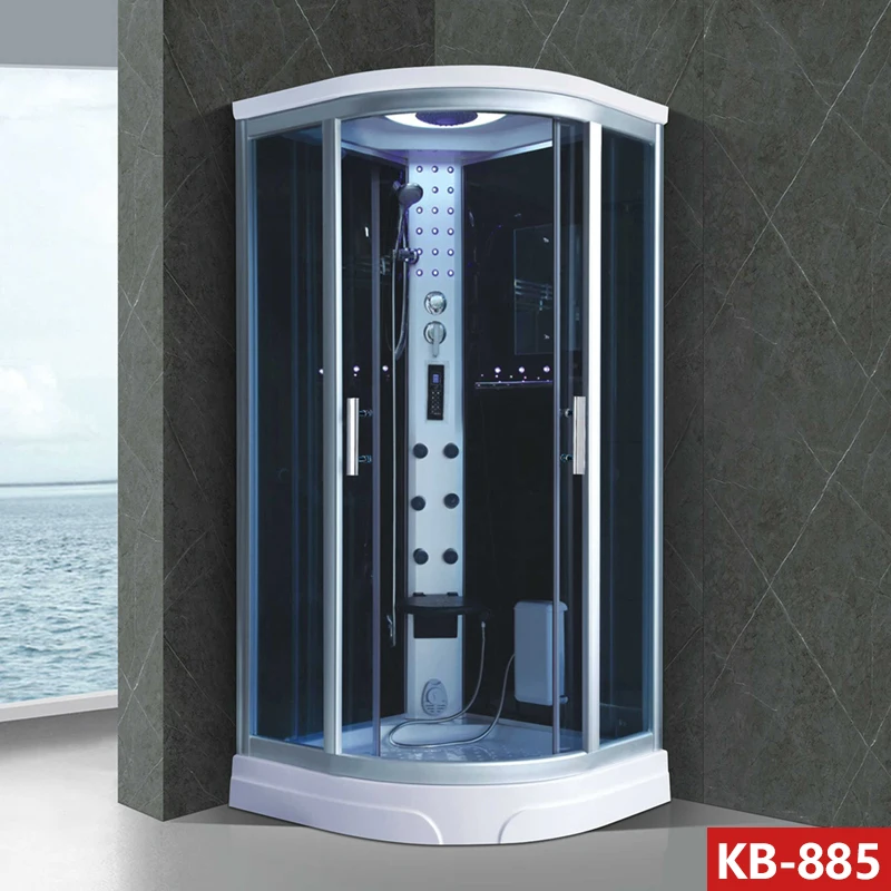 Мой дом Роскошная одноместная спинка для серфинга спа-массажный кабинет с цветочной раздвижной дверью вина душевая комната компьютерное управление пот