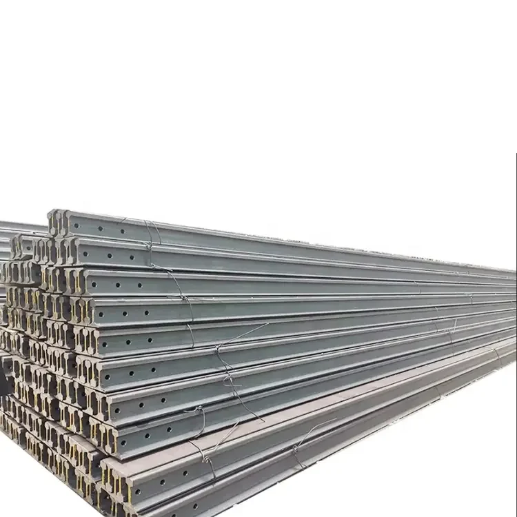 High quality r50 r65 train steel rail railway steel rail crane railway