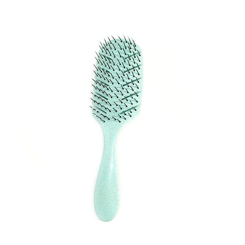 New environment-friendly non-slip spare ribs biodegradable  Curly Thick and Straight Hair Dry and Wet Brush