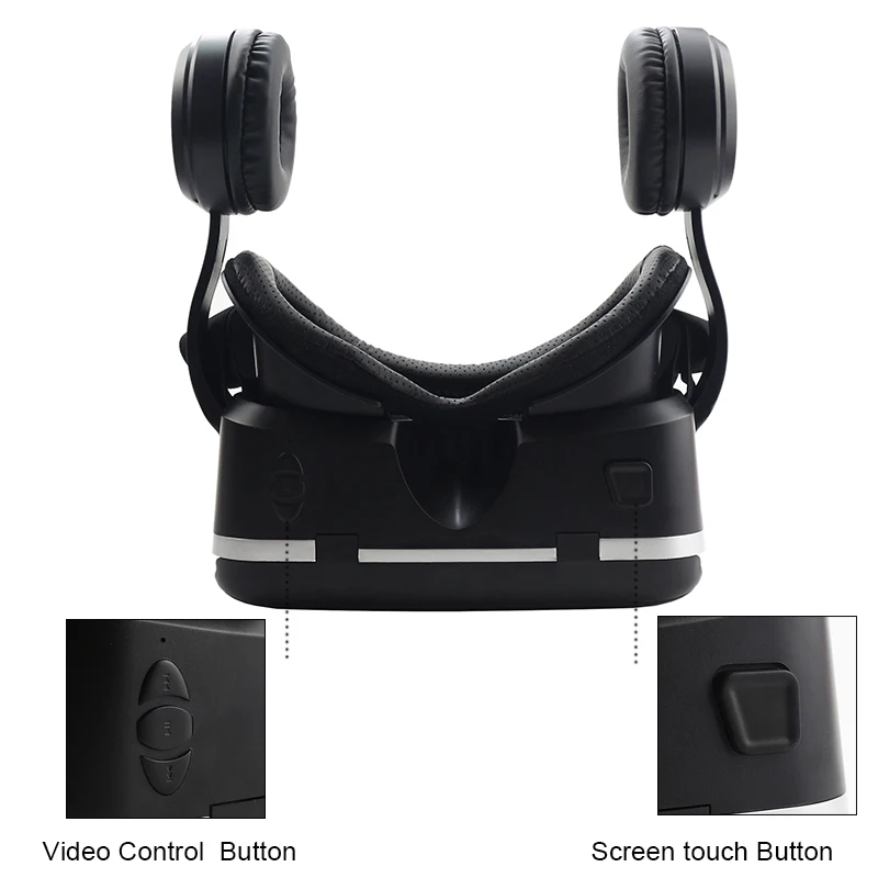  VR 4 0 недорогие наушники Hifi 3d очки виртуальной реальности с игровым