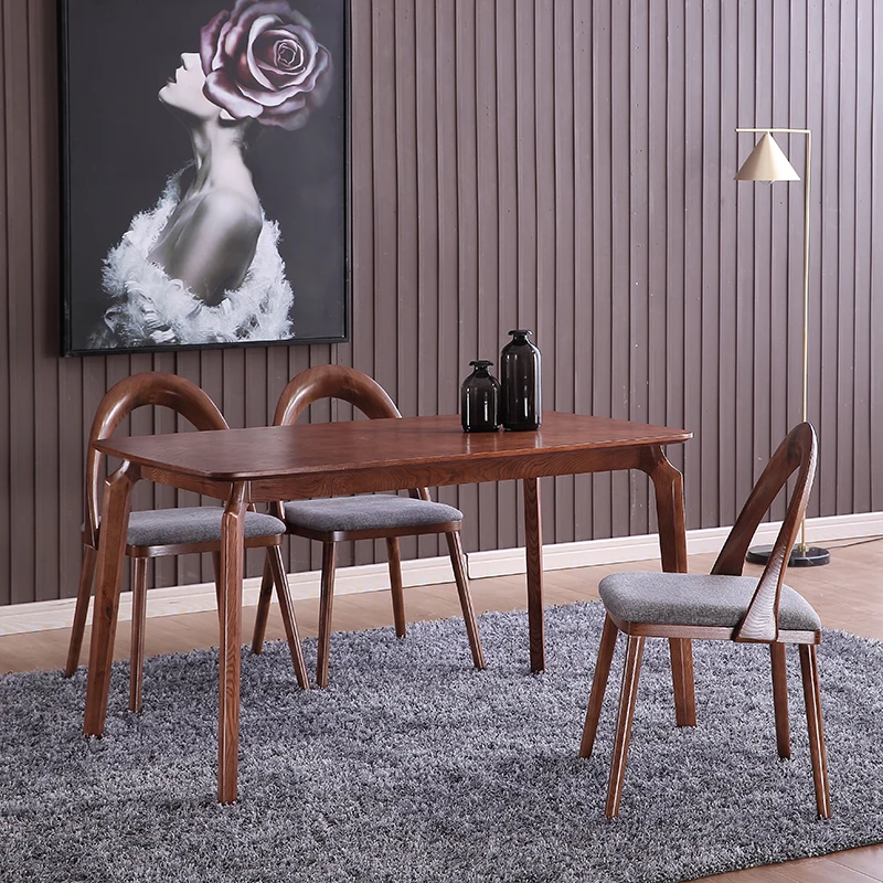 Wholesale Japanese Nordic Simple Modern Style Wooden Dining Chair For Restaurant Cafe Shop