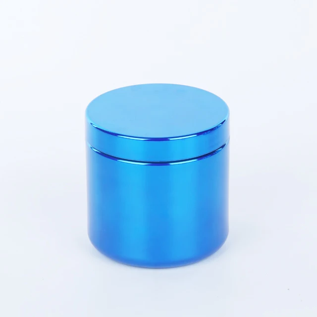 
Plastic PE bottle 16oz food grade container Round Jar for supplement powder 