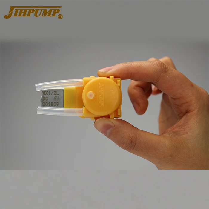  JIHPUMP низкая цена 6 в двигатель постоянного тока маленькая миниатюрная самовсасывающая трубка перистальтический насос производители дозирования жидкости с низким