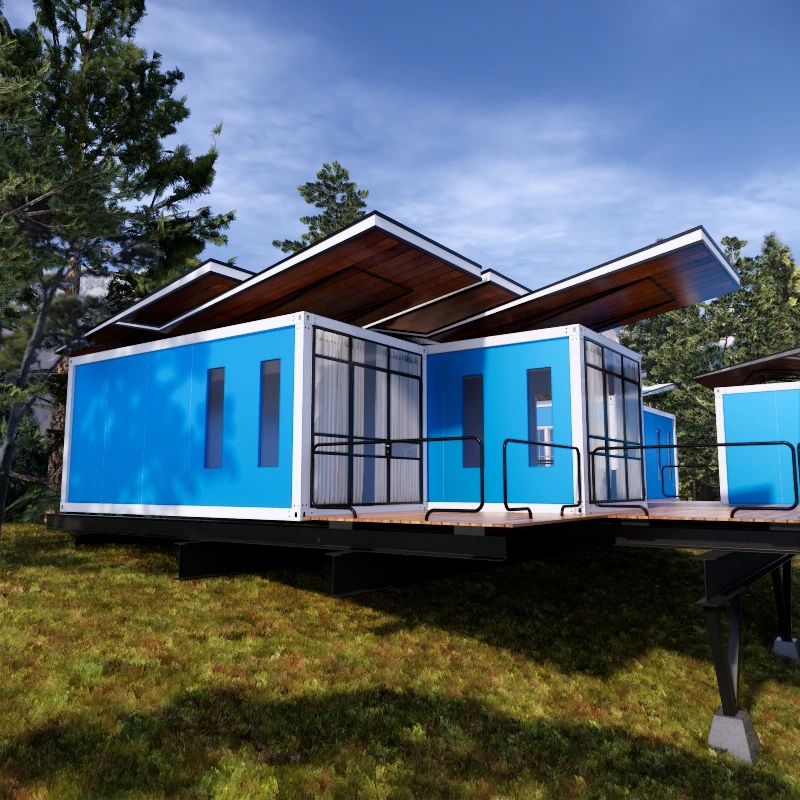 New development Poland mobile 40ft real house in prefab for shop