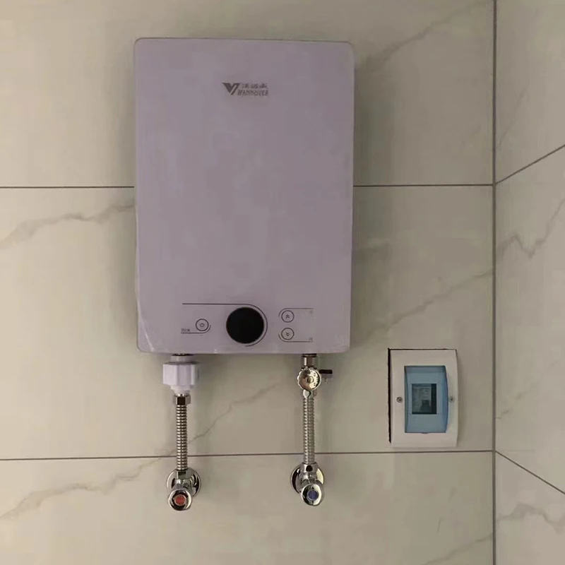 Tankless Water Heater Electric, Instant Hot Water Heater Under Sink 3000W 110V On Demand Mini Water Heater  RV Kitchen Bathroom