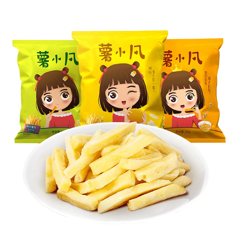 Factory Price Good Taste Natural Potato Snack Bags Vacuum Fried Fries