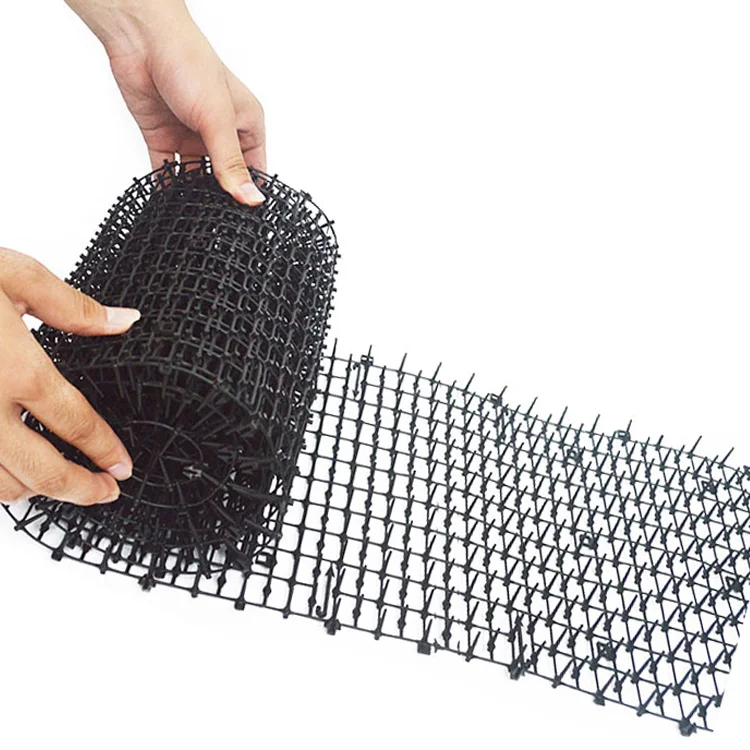 Deterrent Mat Spike Anti-Cat Dog Outdoor Garden Supplies Plastic Cat Repellent Mat Plastic Prickle Garden Cat Scat Spike Mat